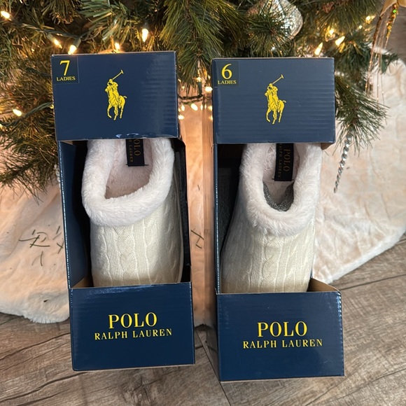 NWT Polo Ralph Lauren - Women’s Scuff Slipper - Picture 2 of 4